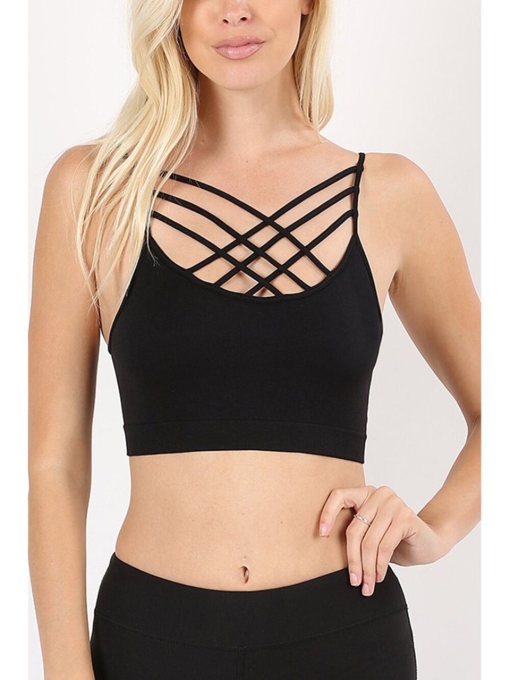 Seamless Crisscross Bralette - Picture 5 of 6